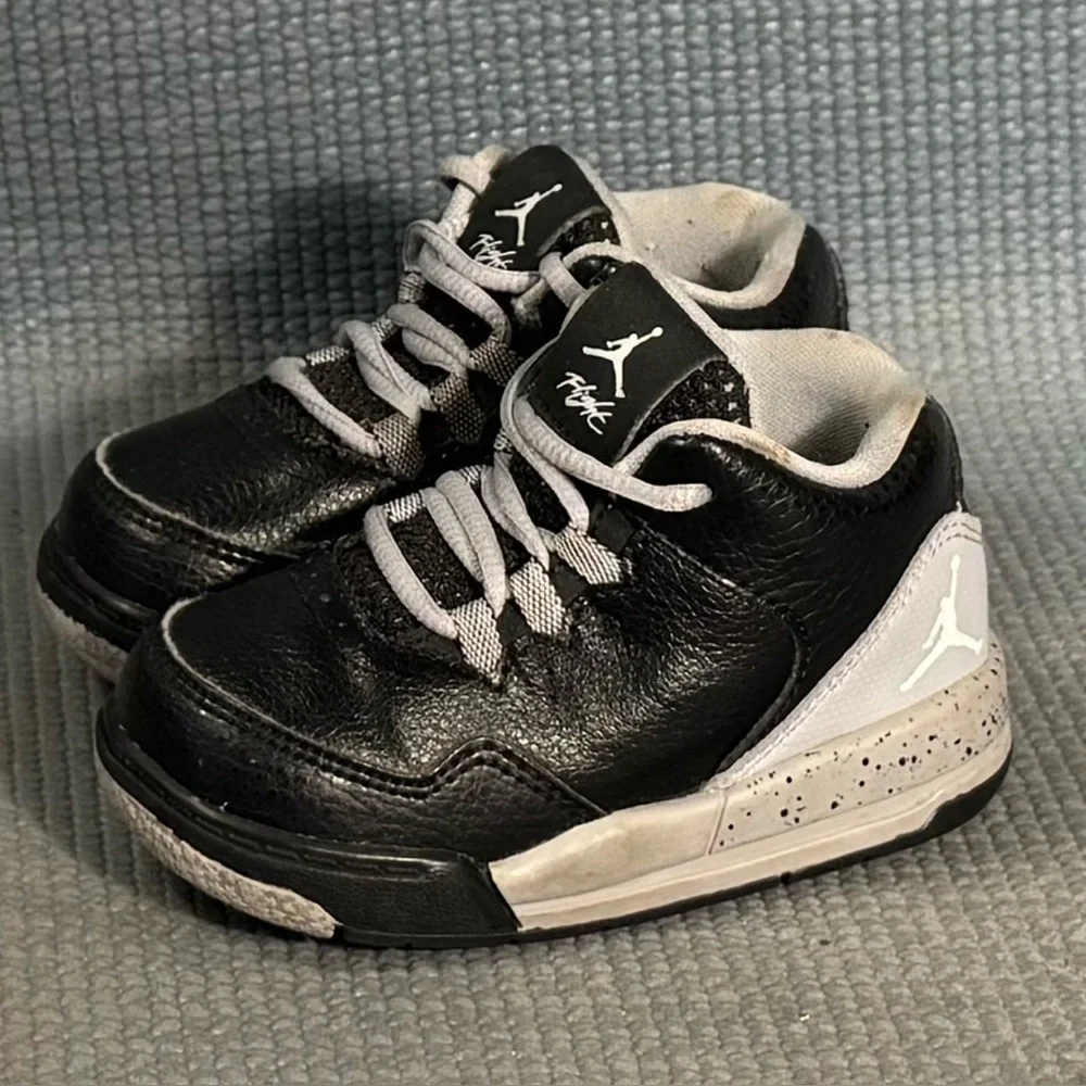 Nike Air Jordan Flight Origin‎ 2 Black Gray Shoes Toddler Size 5C